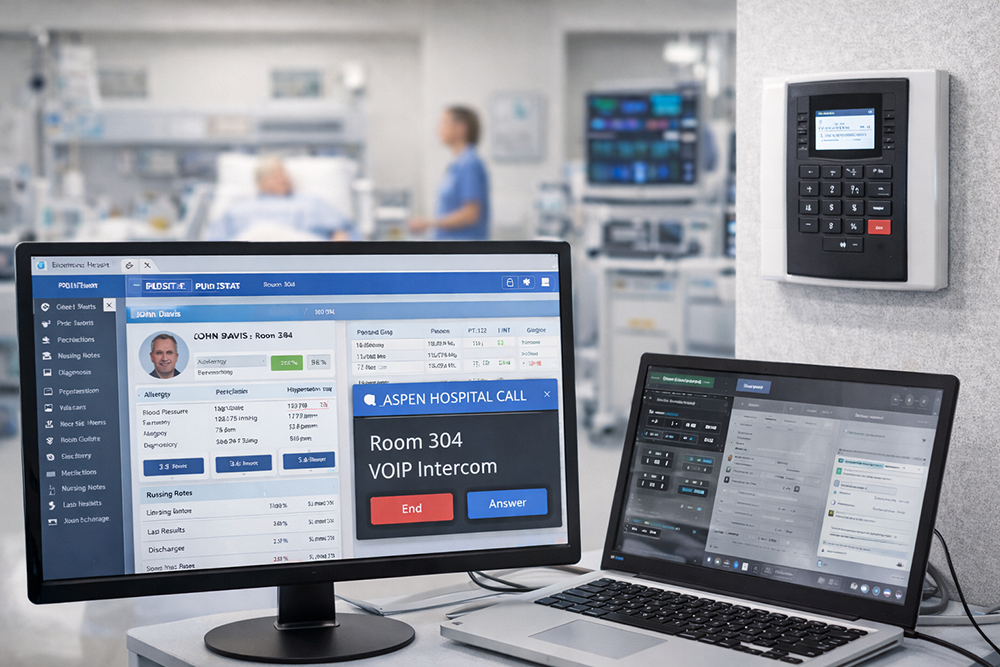 VOIP System Integrated with Hospital Management