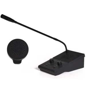 MEEYI E520-H Window Intercom System Dual-Channel AI Noise Reduction Anti-Howling for Bank Counter Service